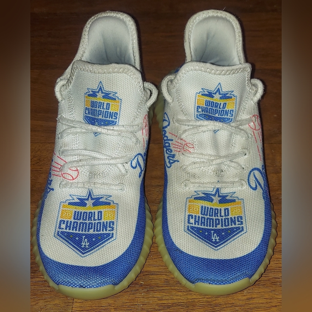 Custom Los Angeles Dodgers Themed Sneakers